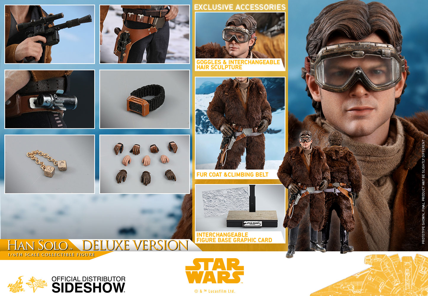  Star Wars: Solo Movie - Deluxe Han Solo 1:6 Scale Figure 