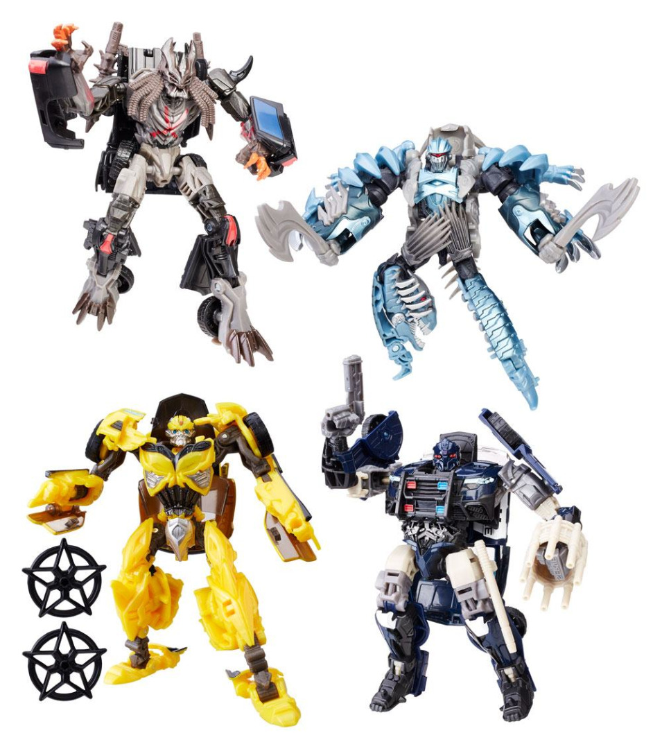 Transformers The Last Knight Premier Edition Deluxe 4-Pack Action Figures 