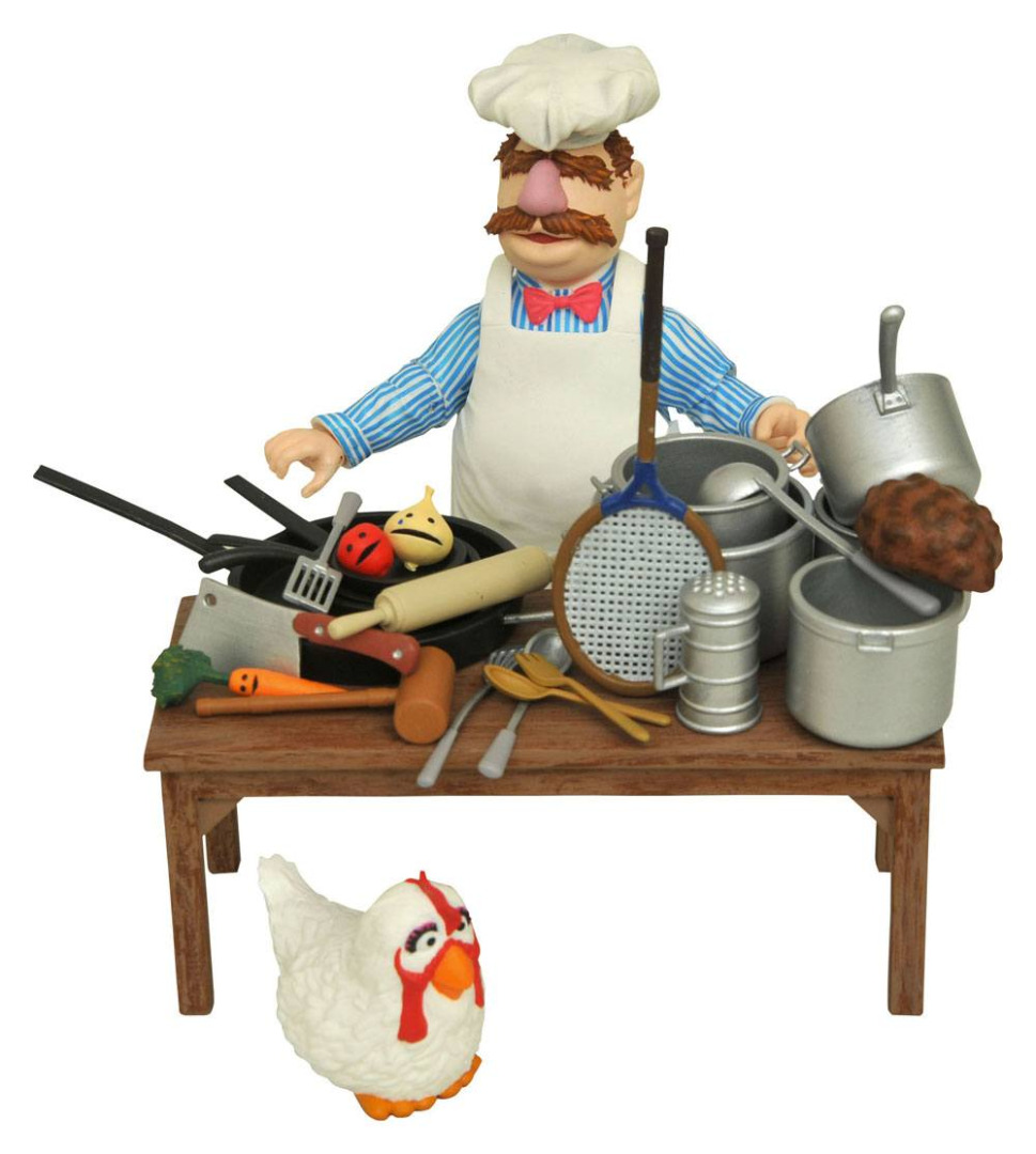 The Muppets Action Figure The Swedish Chef Deluxe Gift Set