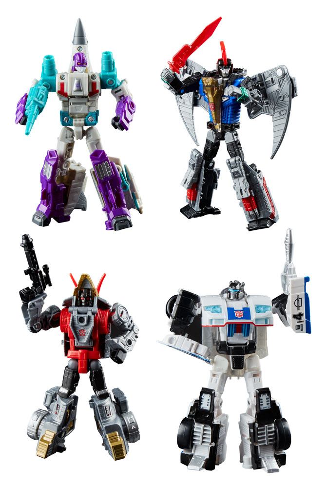 Transformers Generations Power of the Primes Action Figures Deluxe Class 