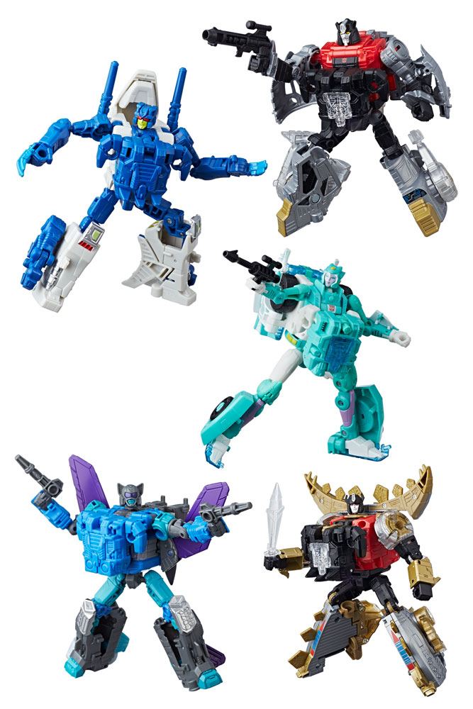 Transformers Generations Power of the Primes Action Figures Deluxe Class