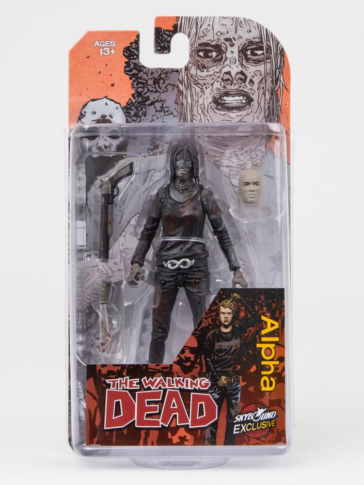The Walking Dead Action Figure Alpha (Bloody B&W) 15 cm