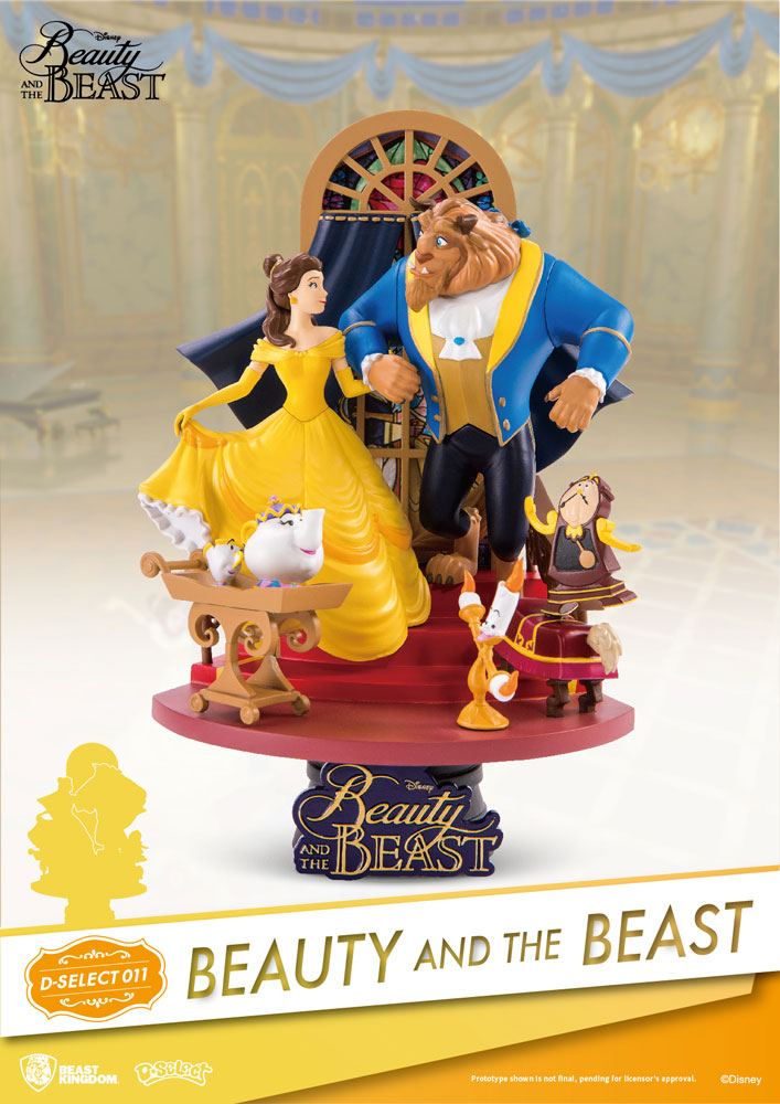 Beauty and the Beast D-Select PVC Diorama 15 cm