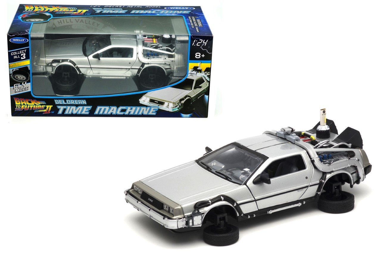 Back to the Future II Diecast Model 1/24 ´81 DeLorean LK Coupe Fly Wheel