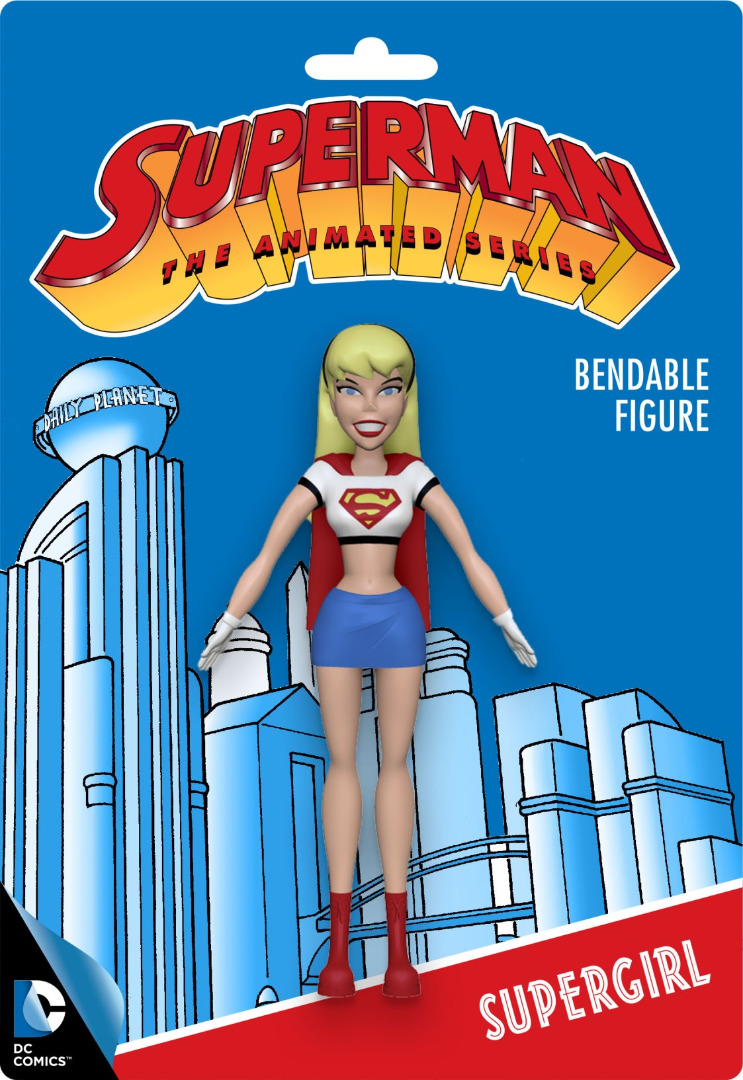 DC Comics: Supergirl Animated Bendable 14 cm