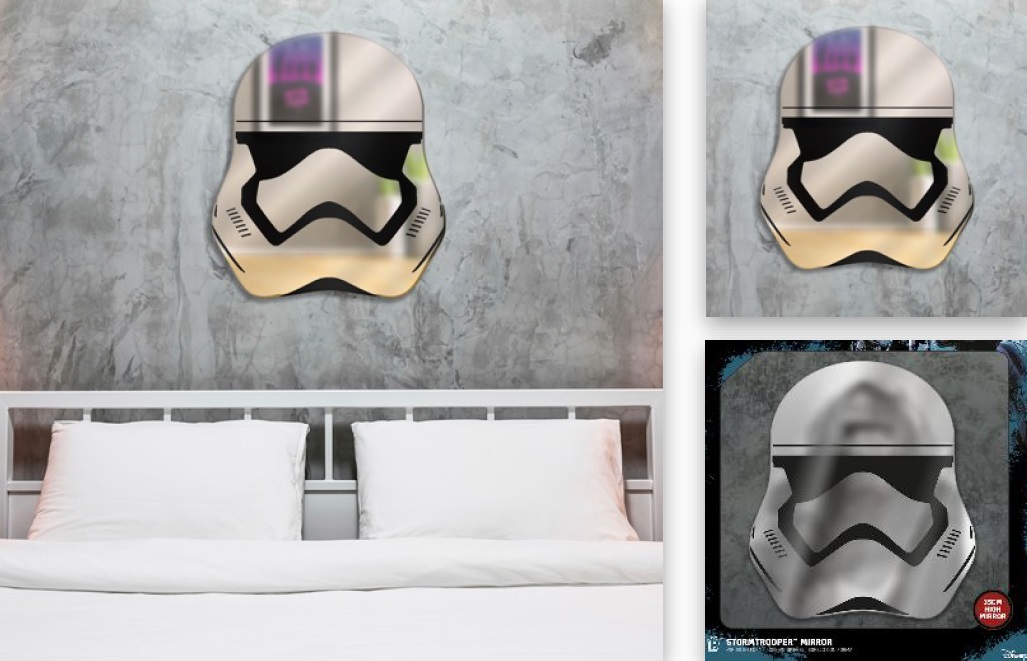 Espelho/Mirror Star Wars: Stormtrooper 40 cm