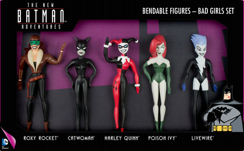 DC Comics: TNBA Bad Girls 5-Piece Bendable Boxed Set 14 cm