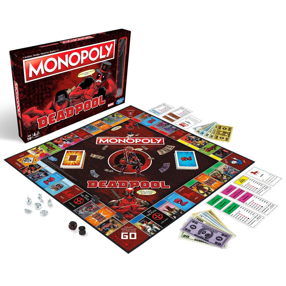 Marvel Board Game Monopoly Deadpool Edition *English Version*