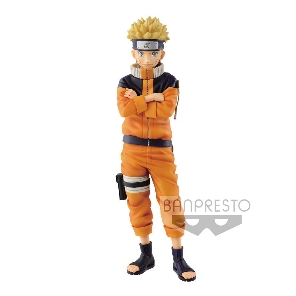 Naruto Shippuden Grandista Shinobi Relations Figure Uzumaki Naruto #2 23 cm
